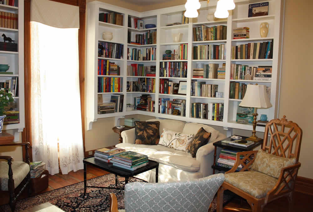 Sharon Bledsoe signature work - library sitting room